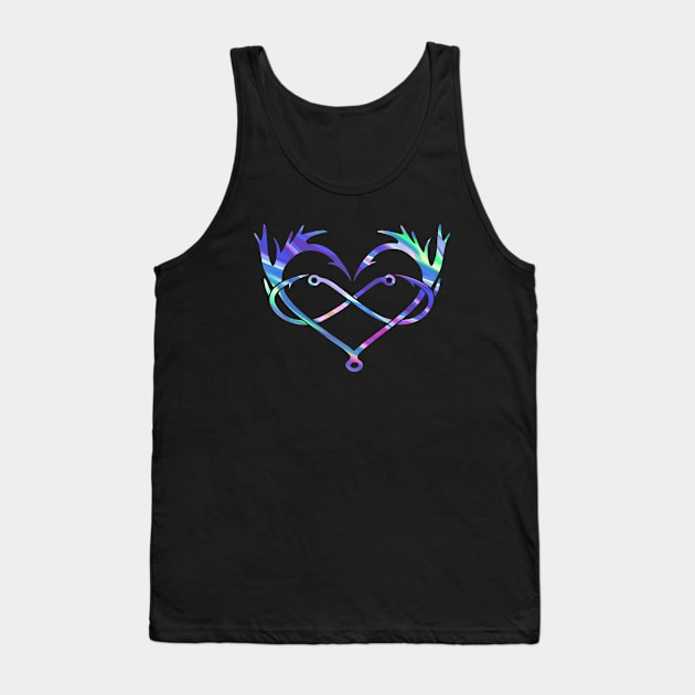 Heart Infinity Hunting Fishing Tank Top by Hassler88